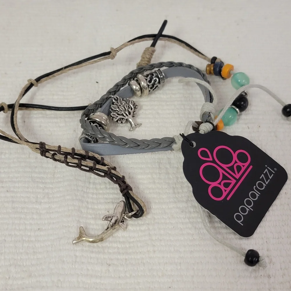 Leather & Cord Bracelets - Picture 5 of 6
